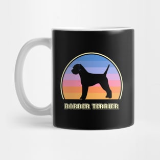 Border Terrier Vintage Sunset Dog Mug